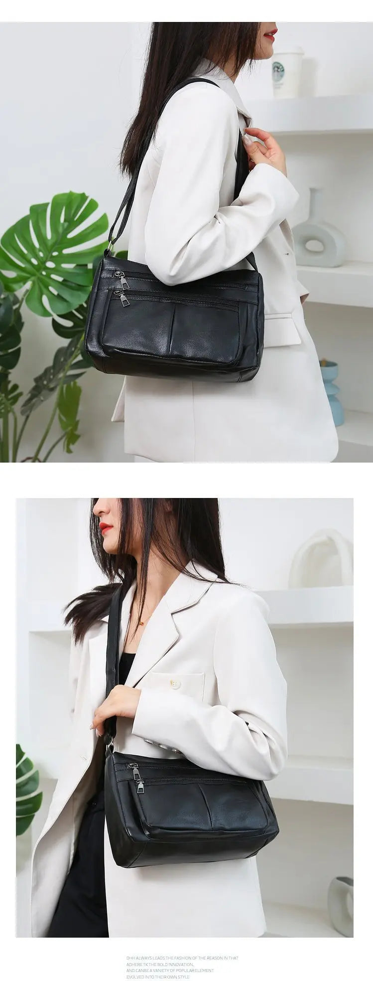 Women's Bag 2025 Trend Korean Handbags Designer Luxury Brand Ladies Shoulder Bags Soft Leather Fashion Versatile Crossbody Bag