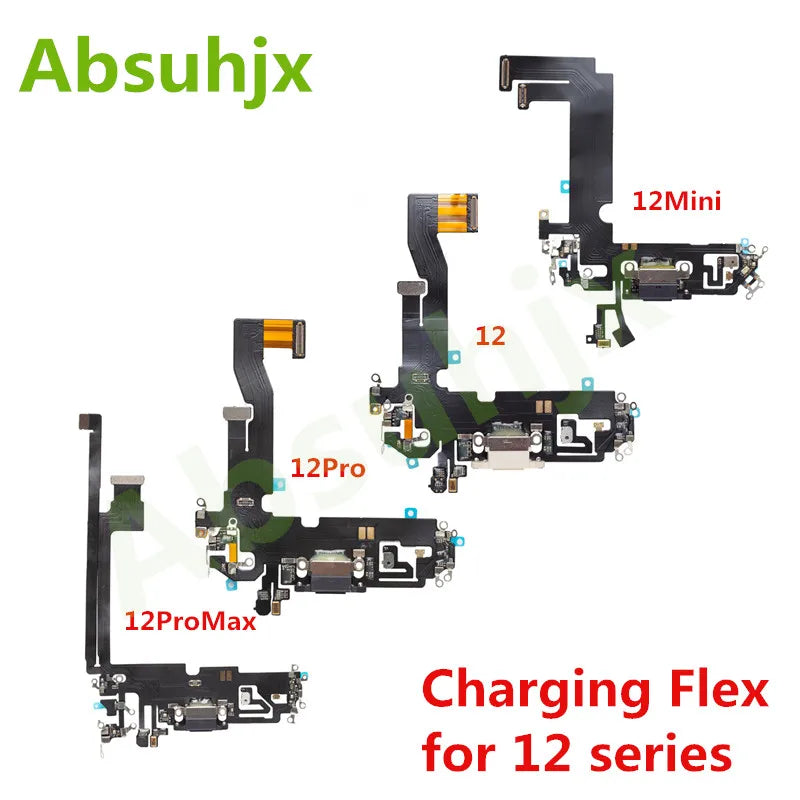 1pcs USB Charging port Charger for iPhone 11 12 13 14 plus 15 pro Max Mini Cable Repair Part Compatible with Microphone Repair