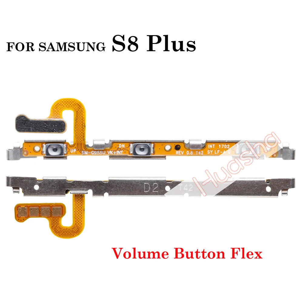 1Pcs Volume Power Switch On Off Button Key Ribbon Flex Cable For Samsung Galaxy S8 S9 S10 Plus G950 G955 G960 G965 G9730 G9750