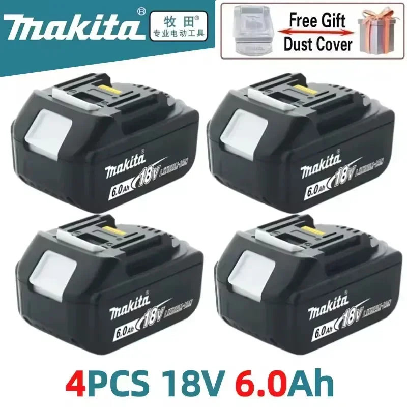 👍🏻Makita 18v Battery With Charger Rechargeable Lithium Ion for DDF487 BL1880 BL1860B LXT400 Power Tool Makita 18 v Battery🔥