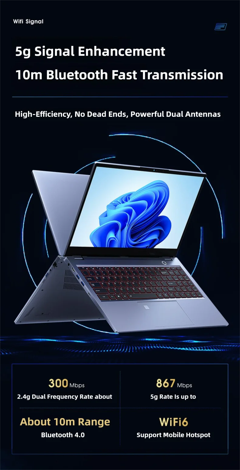 15.6" intel core i9-10980hk gaming laptops portable notebook computer pc 32GB 1TB IPS Backlit Keyboard Fingerprint Recognition