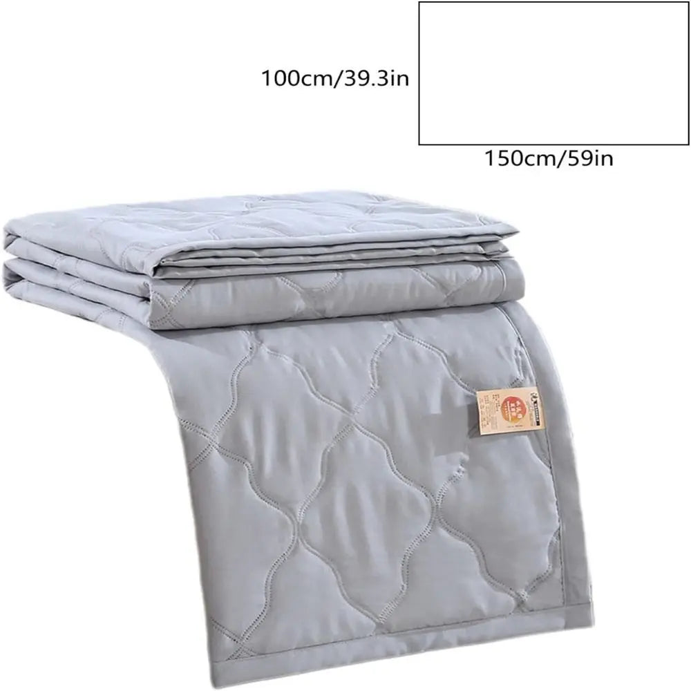 1PC Cooling Blanket Skin-Friendly Breathable Blanket Double Sided Cooler Quilt Comfortable Solid Color Quilt Home Textile