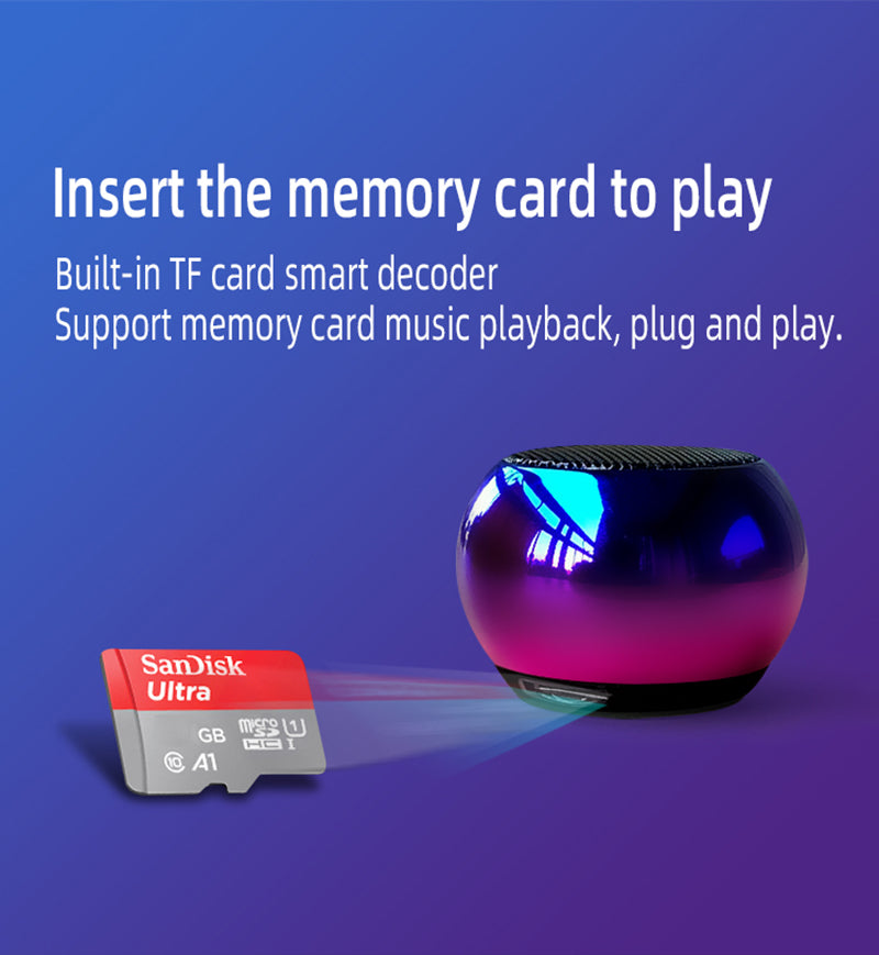 Wireless Bluetooth Speaker Powerful Portable TWS Speakers Mini Soundbox Bass Sound Box Support TF Card Subwoofer Music Play