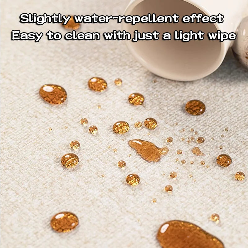 Yellow Living Room Carpet Cream Style Large Area Bedroom Bedside Rug Modern Simple Fashion Decorative Coffee Table Mats Tapis 러그