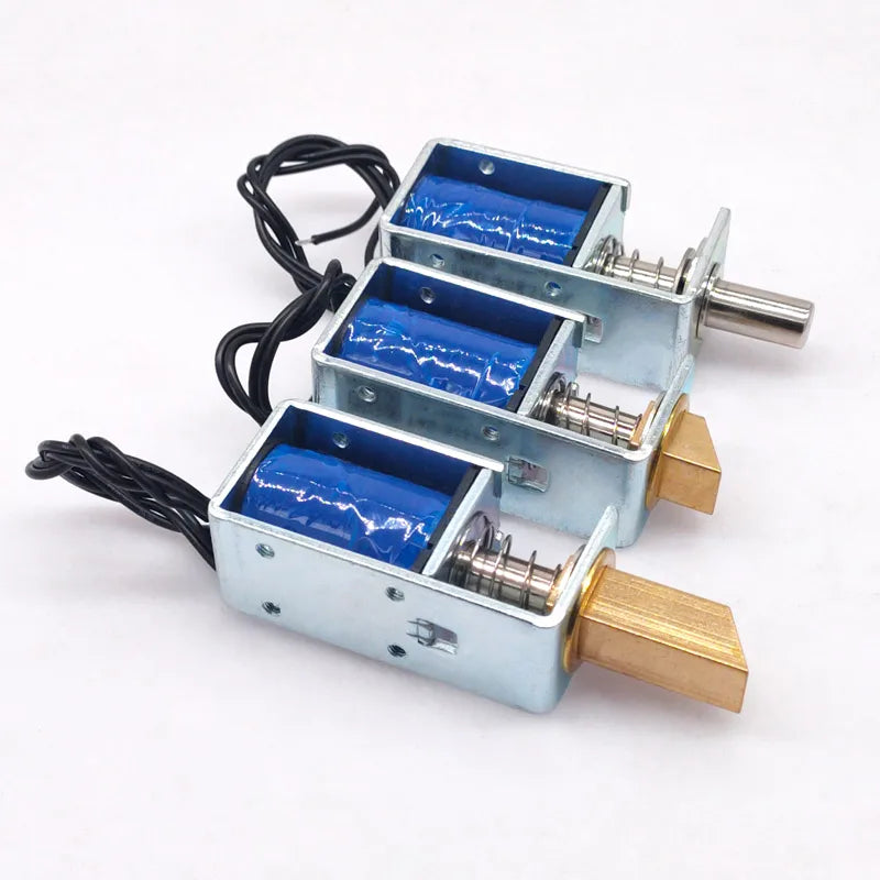 1PCS TAU-S0837DL DC 6V 12V 24V Electric Locks electromagnet stroke 10mm Magnetic Lock for the Cabinet door lock