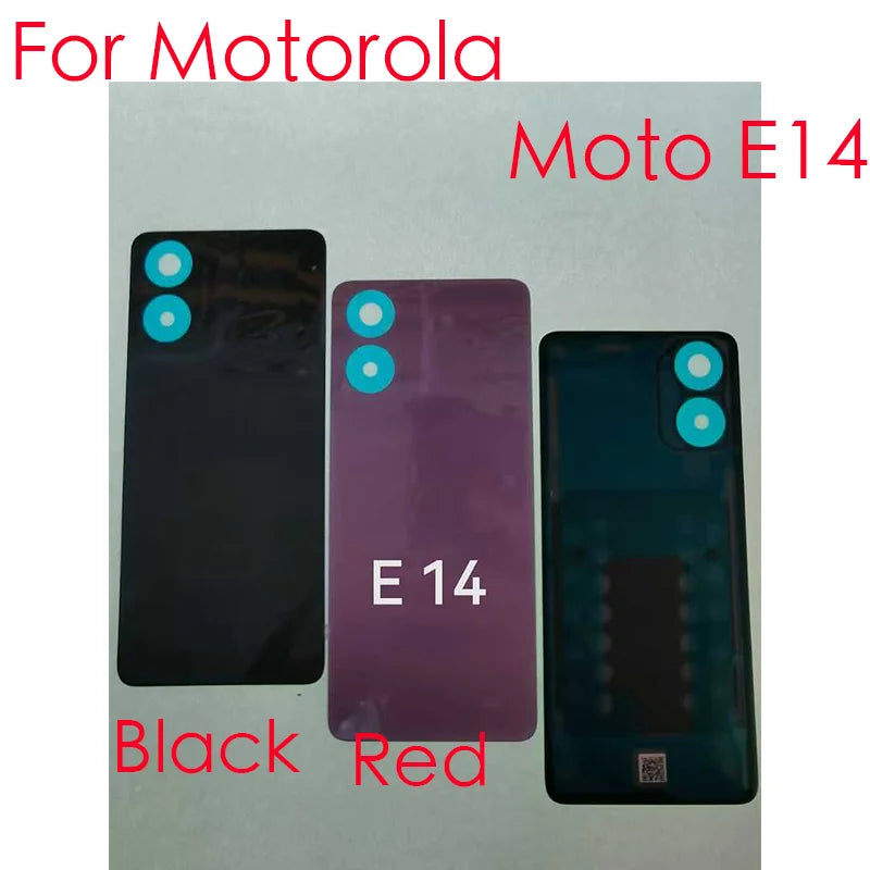 1pcs New Original For Motorola Moto E14 Moto E14 Back Battery Cover Housing Rear Back Cover Housing Case Repair Parts