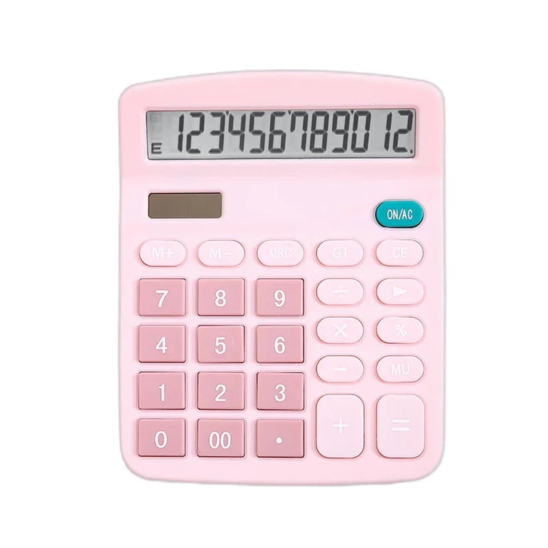 1Pcs Solar Scientific Calculator Desktop Financial Office Computer Calculators Large Display Office Calculators Cute Calculator