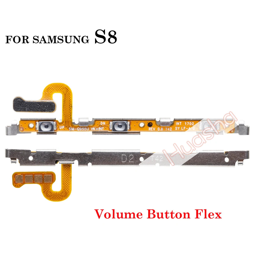 1Pcs Volume Power Switch On Off Button Key Ribbon Flex Cable For Samsung Galaxy S8 S9 S10 Plus G950 G955 G960 G965 G9730 G9750