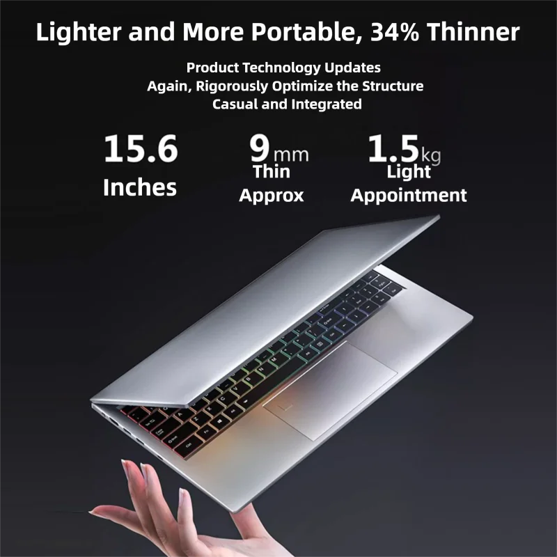 15.6" intel core i9-10980hk gaming laptops portable notebook computer pc 32GB 1TB IPS Backlit Keyboard Fingerprint Recognition