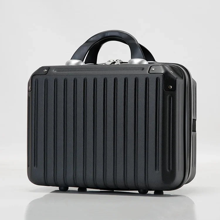 16 Inch Large Capacity Portable Lightweight Luggage Case Female Zipper Lock Cosmetics Storage Bag Small Boarding Mini Suitcase