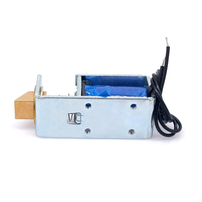 1PCS TAU-S0837DL DC 6V 12V 24V Electric Locks electromagnet stroke 10mm Magnetic Lock for the Cabinet door lock