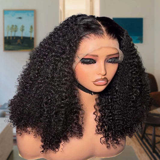 13x4 Short Bob Wigs Jerry Curly Short Pixie Cut Bob Wigs Human Hair 250% Density Loose Deep Wave Lace Frontal Wigs For Women