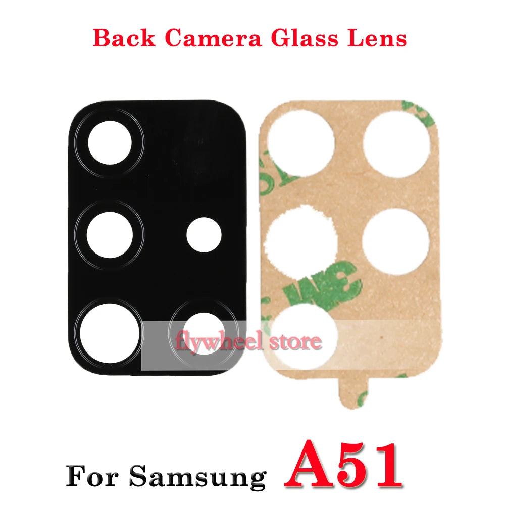 1PCS Camera Lens Glass Lens Back Rear Cover lens For Samsung Galaxy A11 A12  A21 A21s  A31 A31S A41 A42 A51 A71