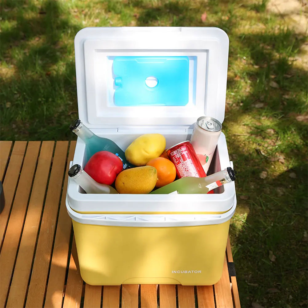 15L Camping Cooler Box Multipurpose Insulated Ice Chest Portable Ice Bucket Outdoor Hard Cooler for Outdoor Use