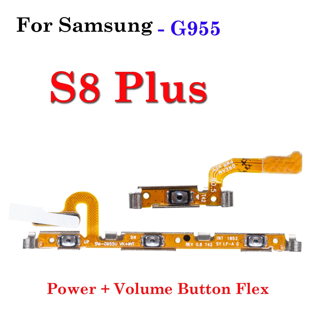 1Pcs Volume Power Switch On Off Button Key Ribbon Flex Cable For Samsung Galaxy S8 S9 S10 Plus G950 G955 G960 G965 G9730 G9750