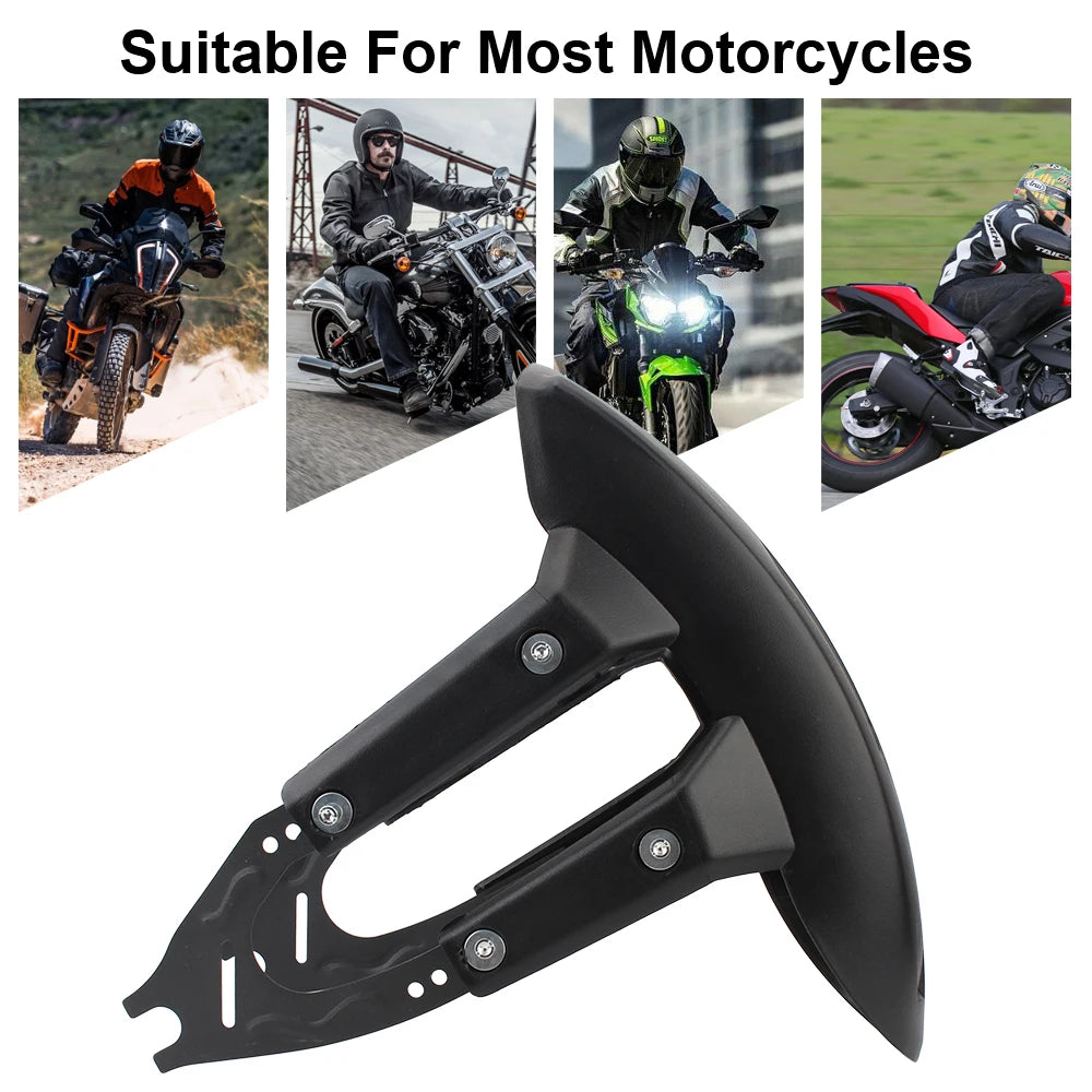 With Bracket Mudguard Splash Guard Motorcycle Rear Wheel Fender Cover