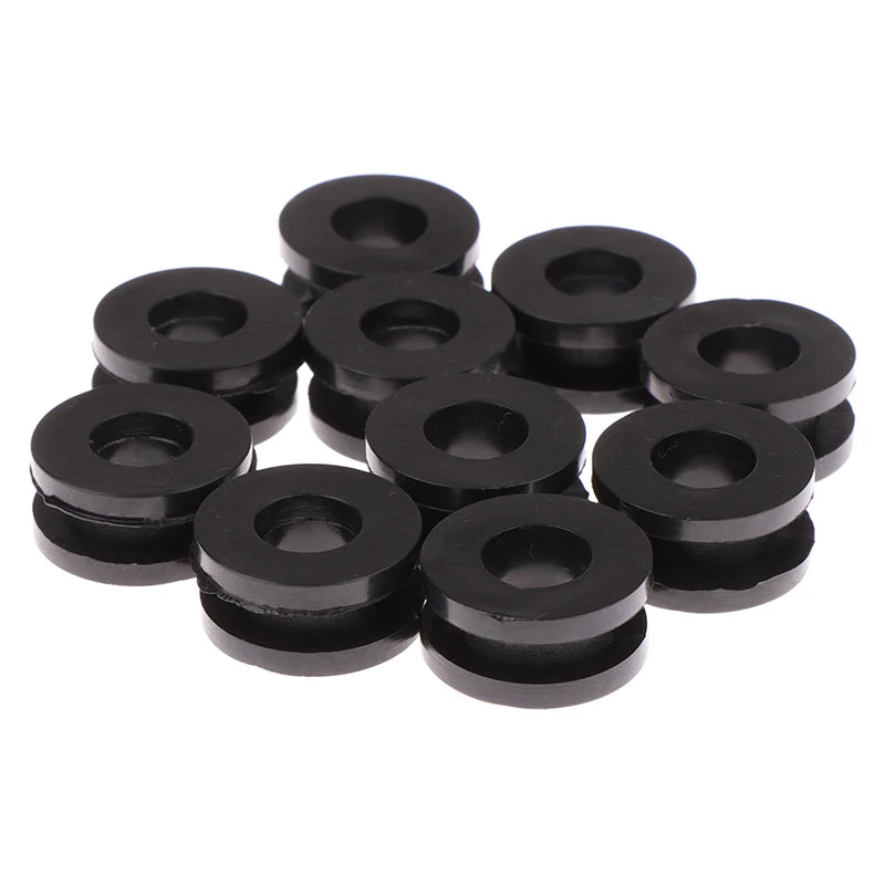 10Pcs Black Motorcycle Side Cover Rubber Grommets Gasket Fairings For Honda For Suzuki CBR GSXR Ninja ZX YZF Kawasaki