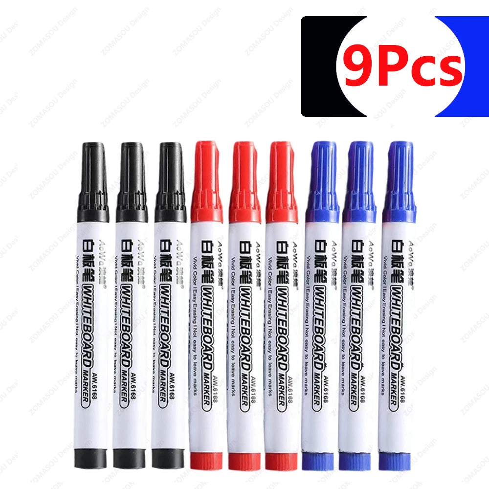 1-100pcs Erasable Whiteboard Marker Pen Blackboard Marker Teaching Chalk for Glass Ceramics Office School Art Marker Stationery
