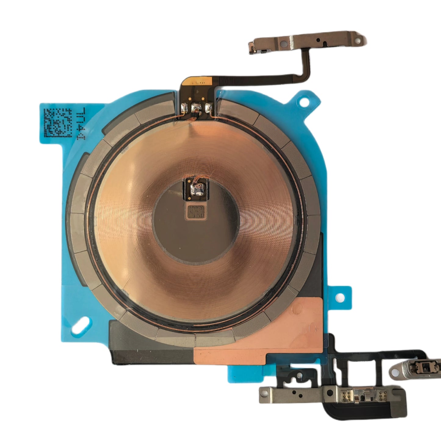 Wireless Charging Chip Coil For iPhone 14 13 12 15 Pro Max Mini plus Wireless With Magnet Power Volume Button Flex Charger Panel