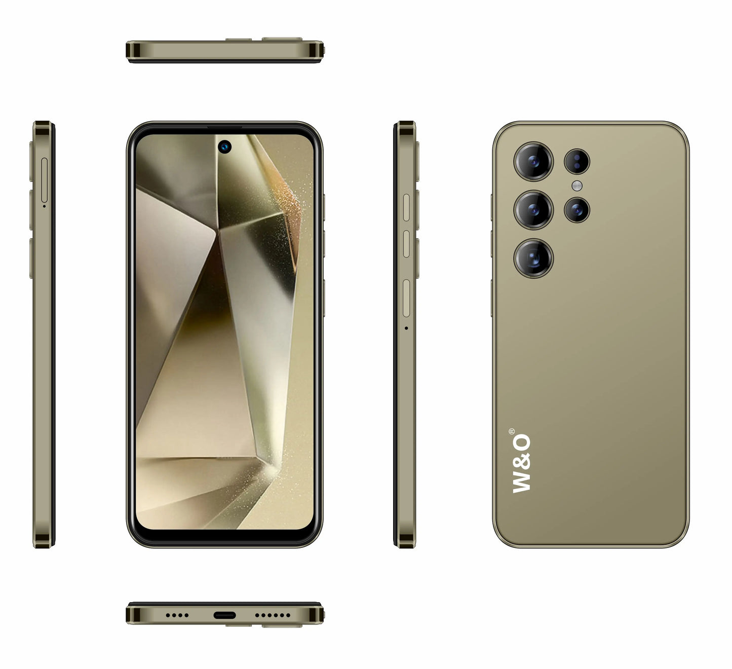 X18 Smartphone Android 6.6 inch 128GB ROM 8GB RAM 4G Network Dual SIM Cellphones Google Play Store 5200mah Mobile phones