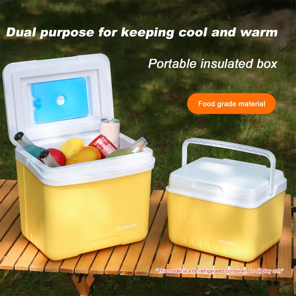 15L Camping Cooler Box Insulated Ice Chest Portable Ice Bucket for Camping Picnic Beach Drink Beverage Fishing