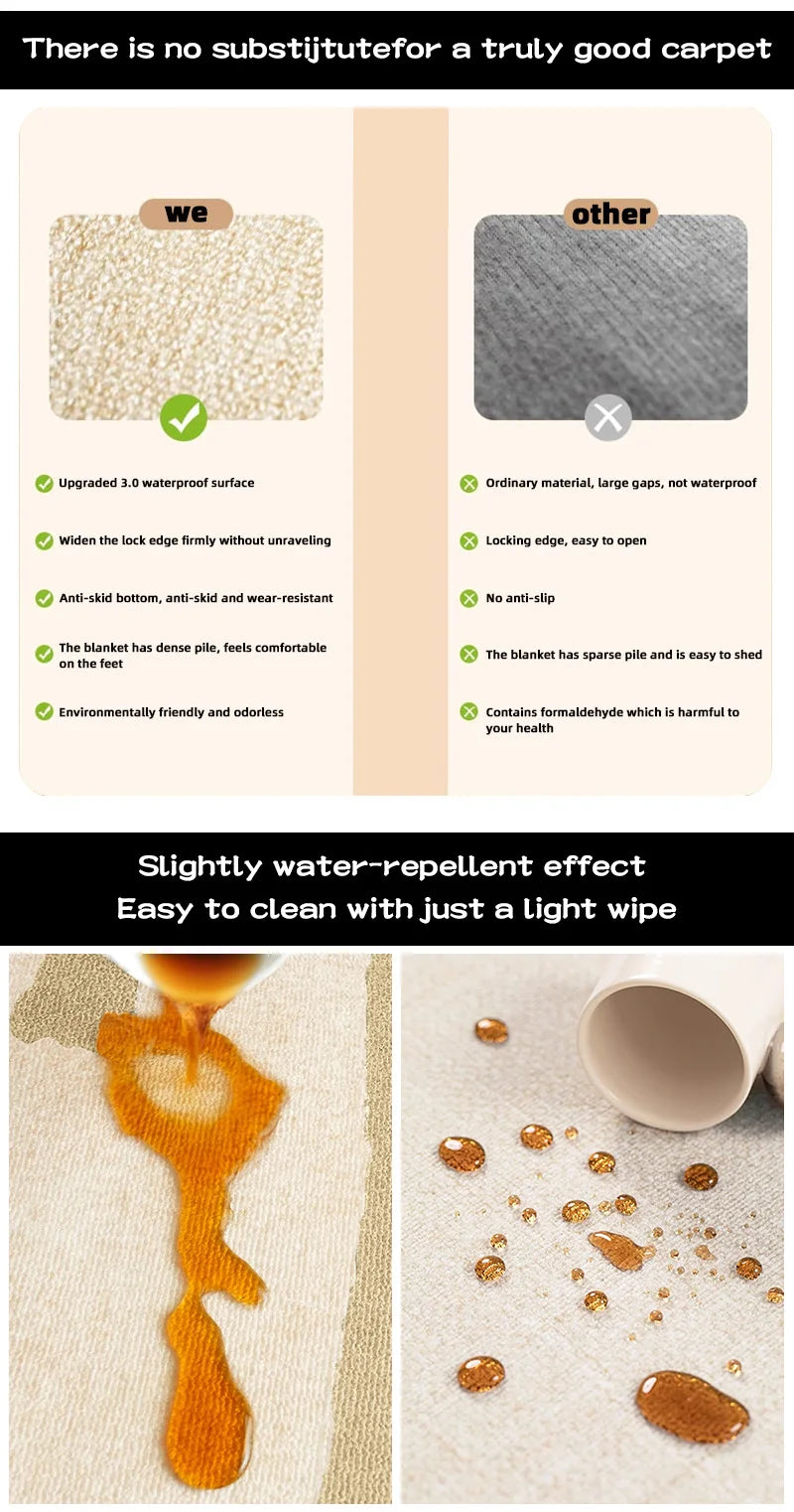 Yellow Living Room Carpet Cream Style Large Area Bedroom Bedside Rug Modern Simple Fashion Decorative Coffee Table Mats Tapis 러그