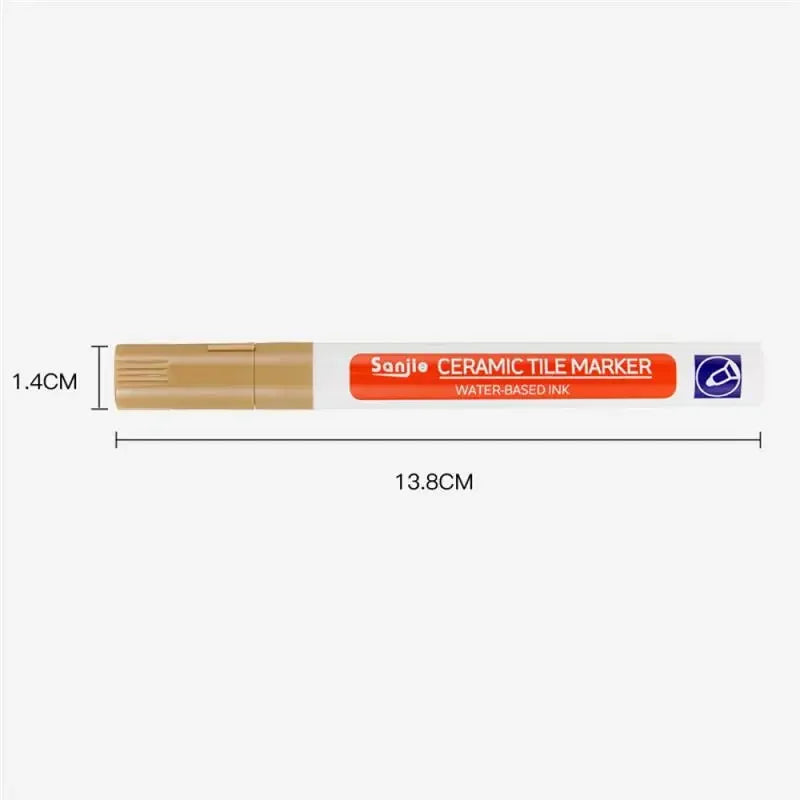 1/3 Pcs Waterproof White Marker Pen Wall Seam Repair Tiles Grout Markers Pens Floor Bathroom Decontamination Paint Brush Tools