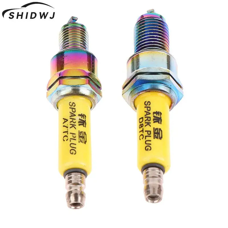 1Pc Iridium Spark Plug D8TC/A7TC For Vertical Engine CG Series 125cc 150cc 200cc 250cc Off-road Vehicle Motorcycle Scooter