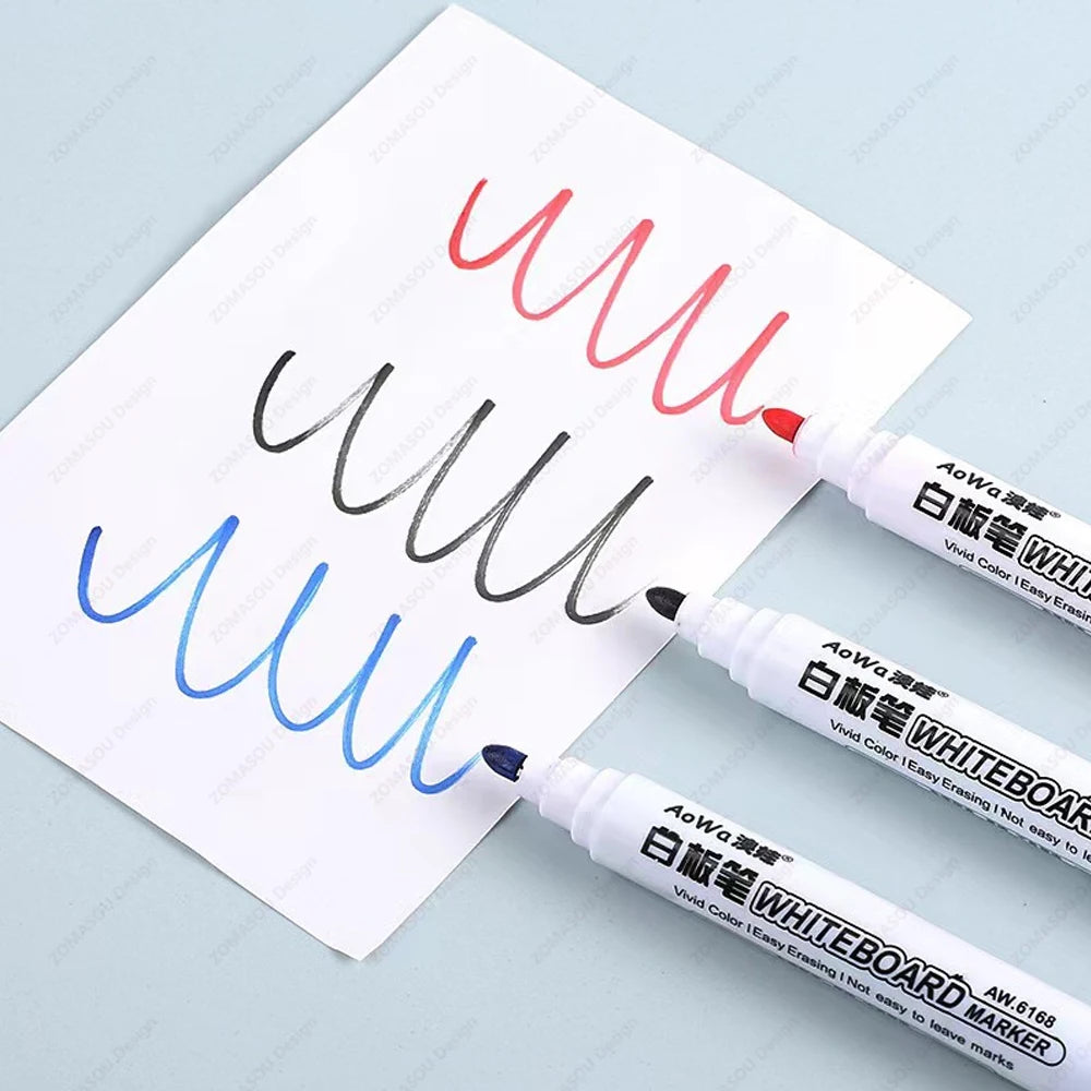 1-100pcs Erasable Whiteboard Marker Pen Blackboard Marker Teaching Chalk for Glass Ceramics Office School Art Marker Stationery