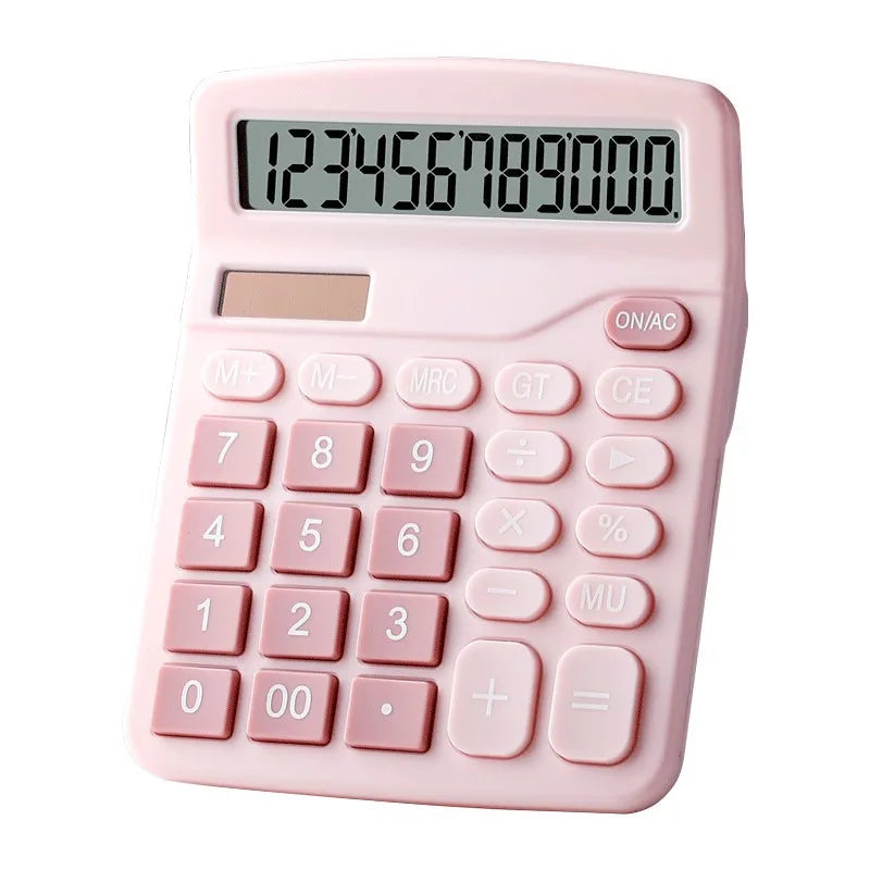 1Pcs Solar Scientific Calculator Desktop Financial Office Computer Calculators Large Display Office Calculators Cute Calculator