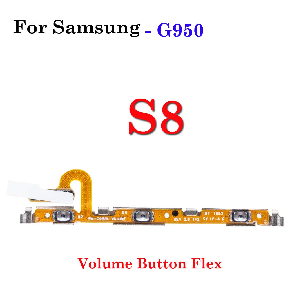 1Pcs Volume Power Switch On Off Button Key Ribbon Flex Cable For Samsung Galaxy S8 S9 S10 Plus G950 G955 G960 G965 G9730 G9750