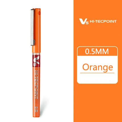 1 Piece PILOT BX-V5 Gel Pens Fine Point 0.5MM Quick Dry Straight Liquid RollBall Pen Smooth Ink Gelpen Kawaii Japan Stationery