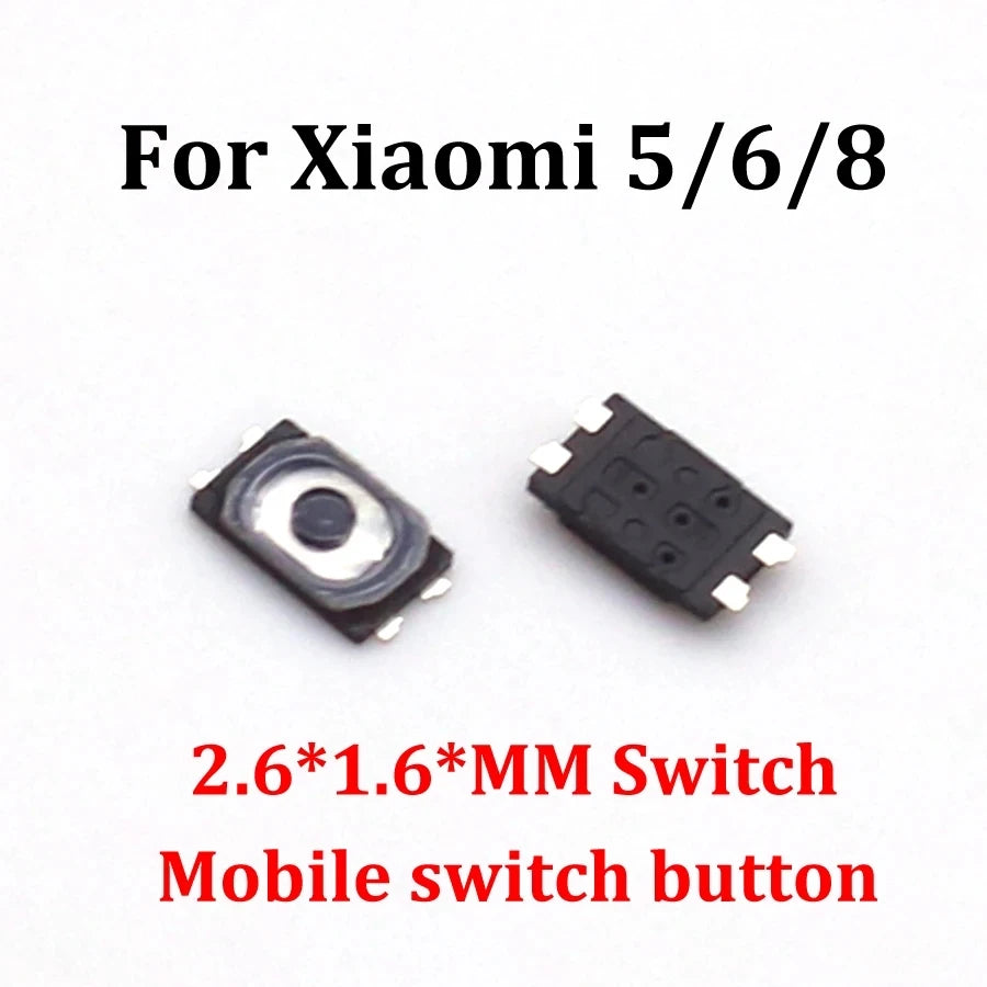 10Pcs/Lot Tactile Push Button Switch Tact Micro Switch SMD On Off Inner Button for iPhone Android Huawei Mi OPPO Mobile Phone