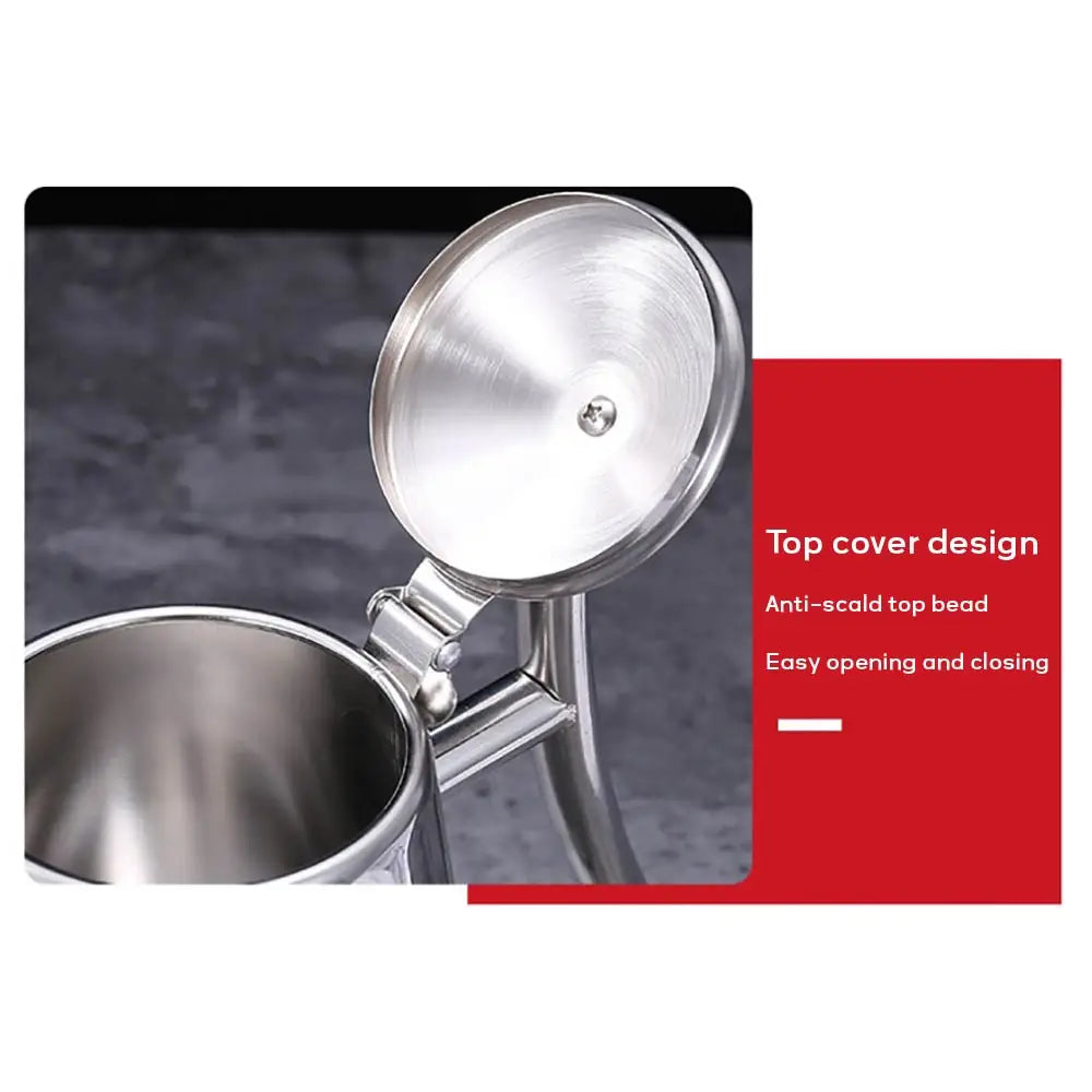 1.0L/1.5L/2.0L Thickened Stainless Steel Teapot Hotel Restaurant Household Induction Cooking Flower Tea Pot