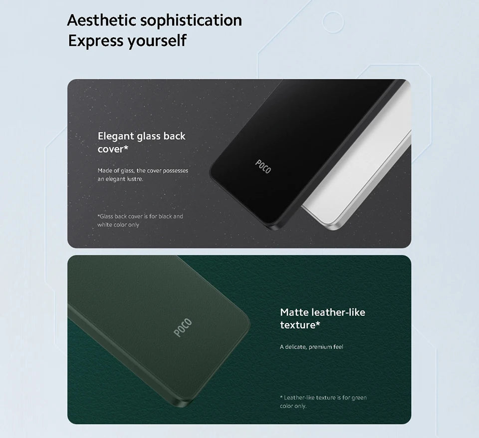 【Russian Version】POCO C61 Cellphone 5000mAh Battery MediaTek Helio G36 8MP Al dual camera 6.71" DotDrop display