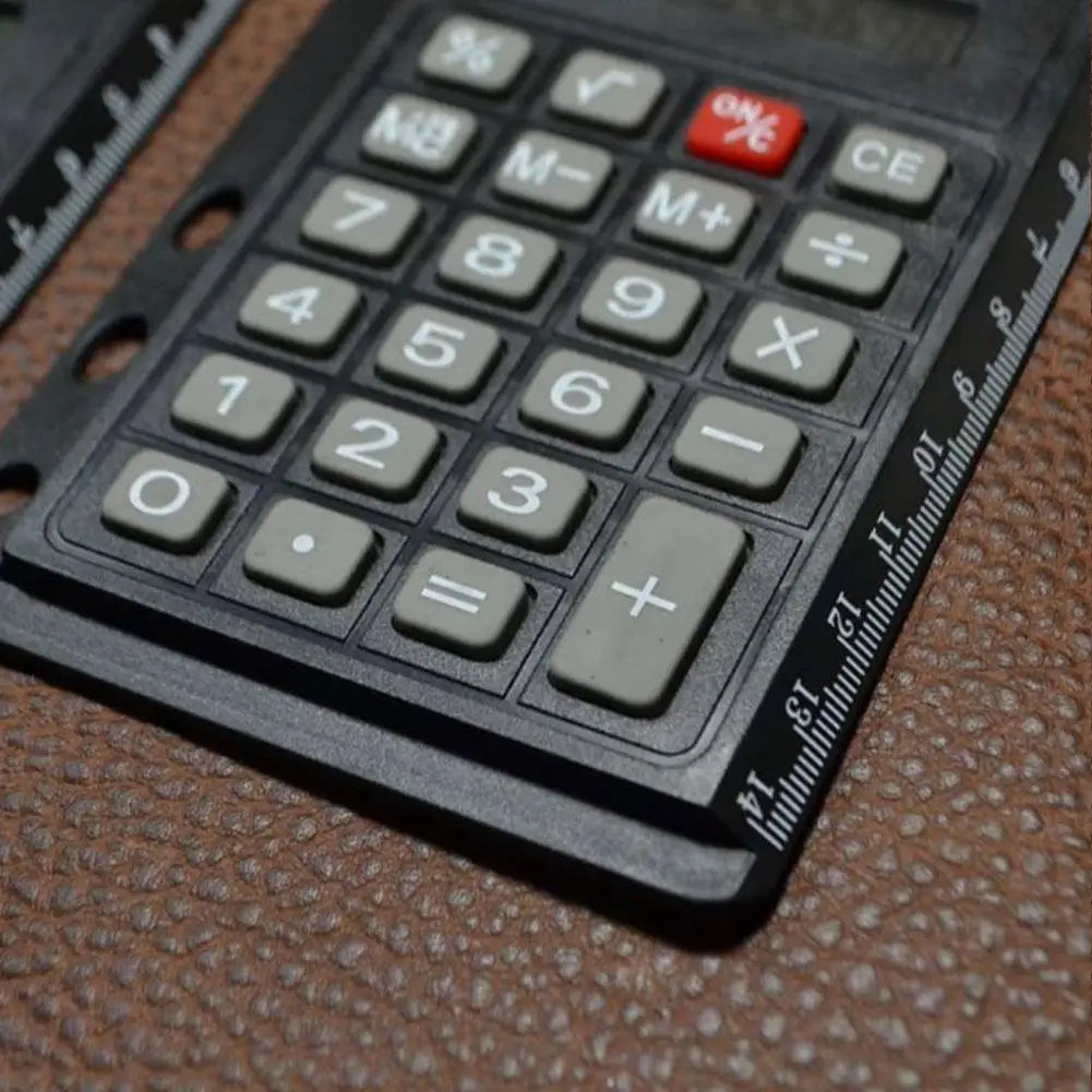 1 Pc Loose Leaf Binder Calculator With Ruler Digits 8 Multifunction Agenda Notebook Calculator Planner Calculator