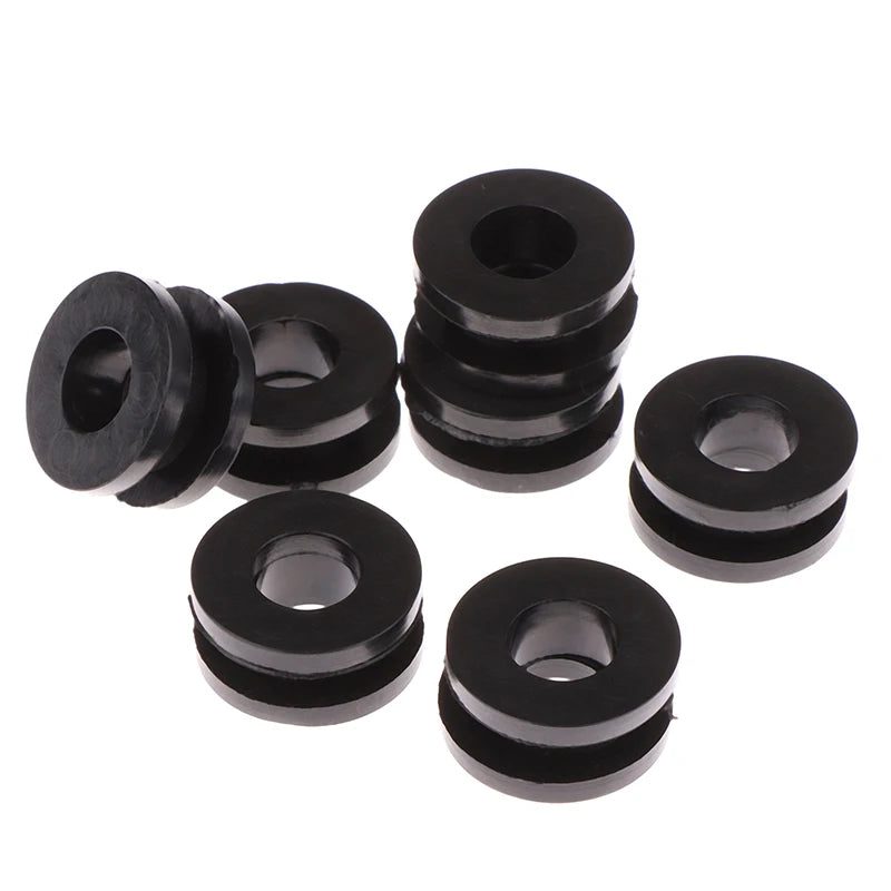 10Pcs Black Motorcycle Side Cover Rubber Grommets Gasket Fairings For Honda For Suzuki CBR GSXR Ninja ZX YZF Kawasaki