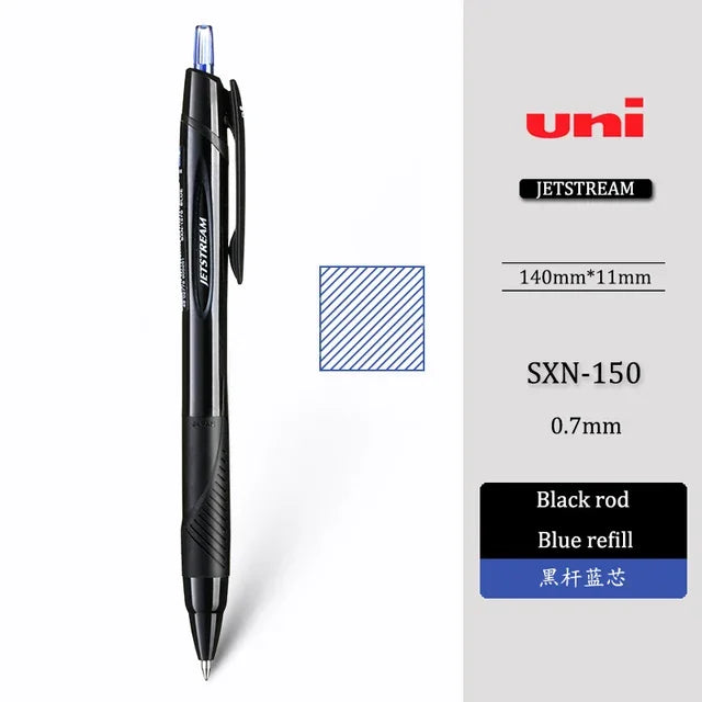 1PCS UNI Ballpoint Pen Jetstream Series Gel Pen Low Friction Fast Dry Smooth Writing School Office Supplies 0.38/0.5/0.7mm