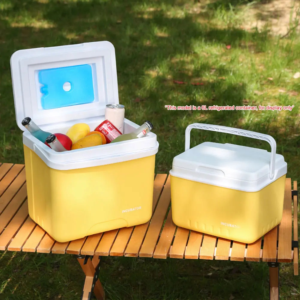 15L Insulated Ice Chest Multipurpose Portable Ice Bucket Outdoor Hard Cooler for Camping Picnic Beach Drink Beverage Fishing