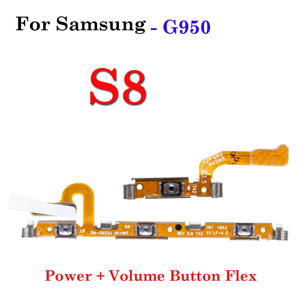 1Pcs Volume Power Switch On Off Button Key Ribbon Flex Cable For Samsung Galaxy S8 S9 S10 Plus G950 G955 G960 G965 G9730 G9750