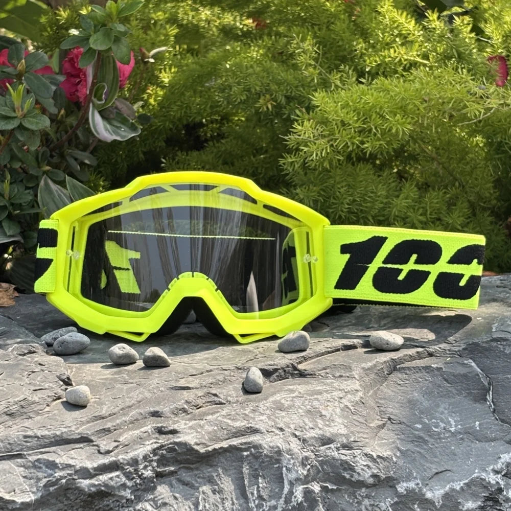 100 Motorcycle Goggles Motocross Glasses Off-road Helmet MX Moto Dirt Bike ATV Ski Outdoor Sports Glass Scooter Googles Mask