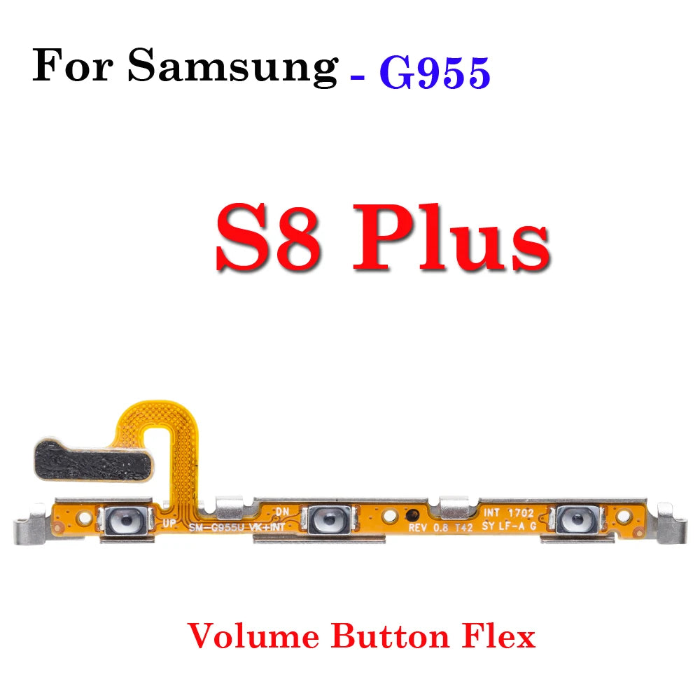 1Pcs Volume Power Switch On Off Button Key Ribbon Flex Cable For Samsung Galaxy S8 S9 S10 Plus G950 G955 G960 G965 G9730 G9750