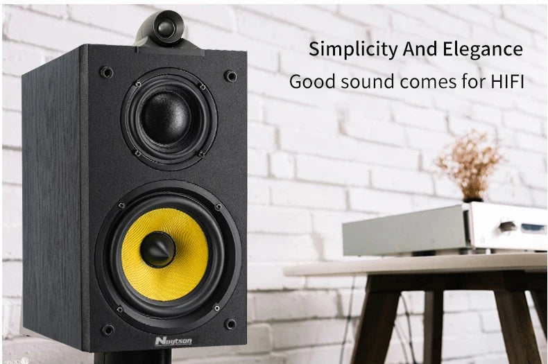 140W High-Power 6.5-inch Speaker Three-Way Bookshelf Speaker Hifi Fever 2.0 Audio Passive Home Theater Enthusiast Speaker 8Ω