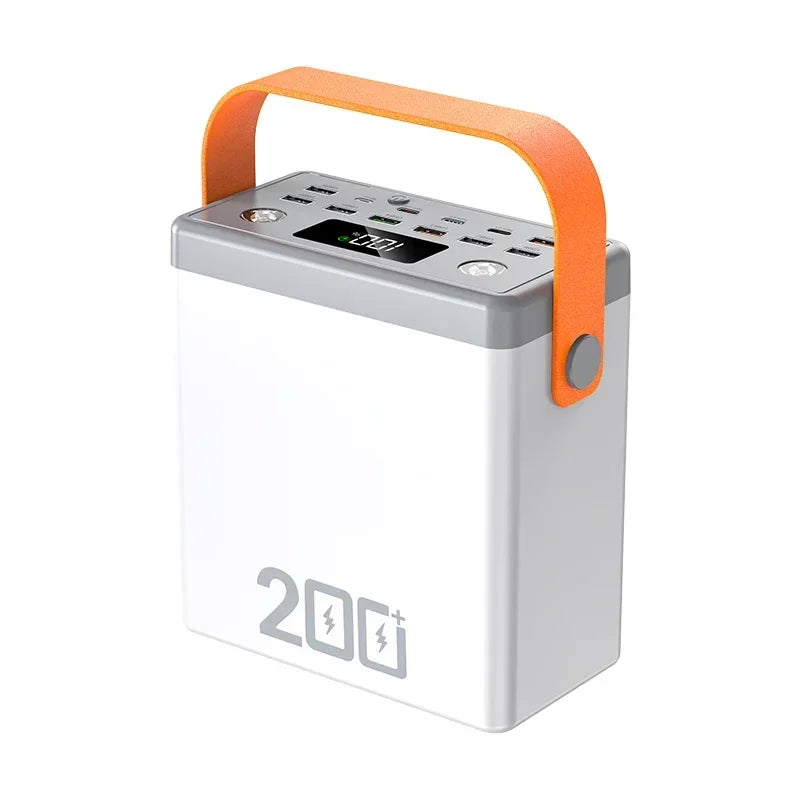 *200,000 mAh outdoor high power mobile power supply 9V mobile phone tablet fast charging large capacity power bank 220V
