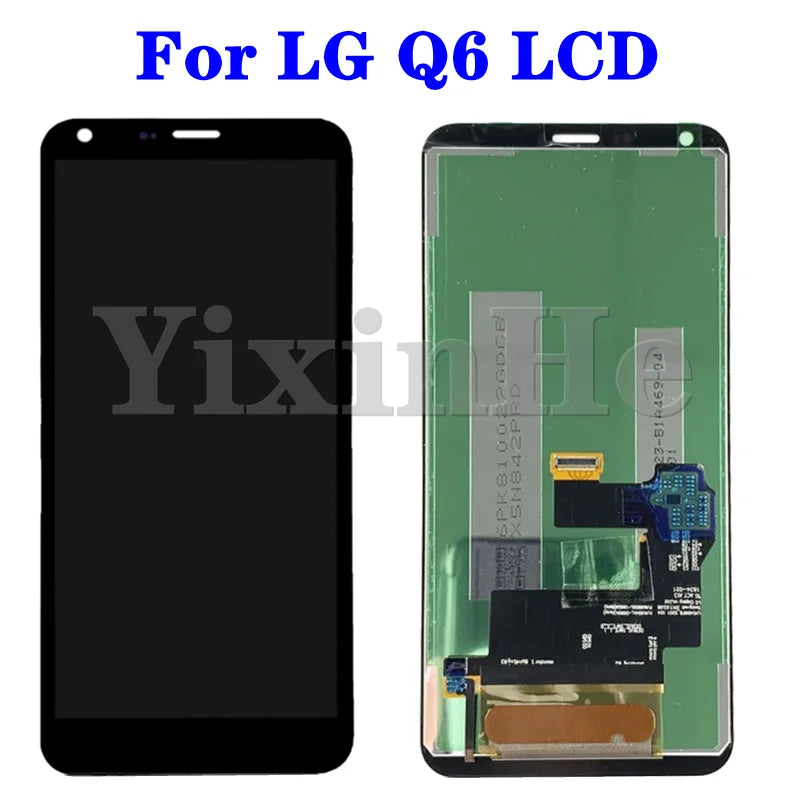 100%Tested For LG Q6 LCD Display Touch Screen Digitizer Replacement For LG Q6 Display M700A M700H M703 M700Y M700 LCD With Frame