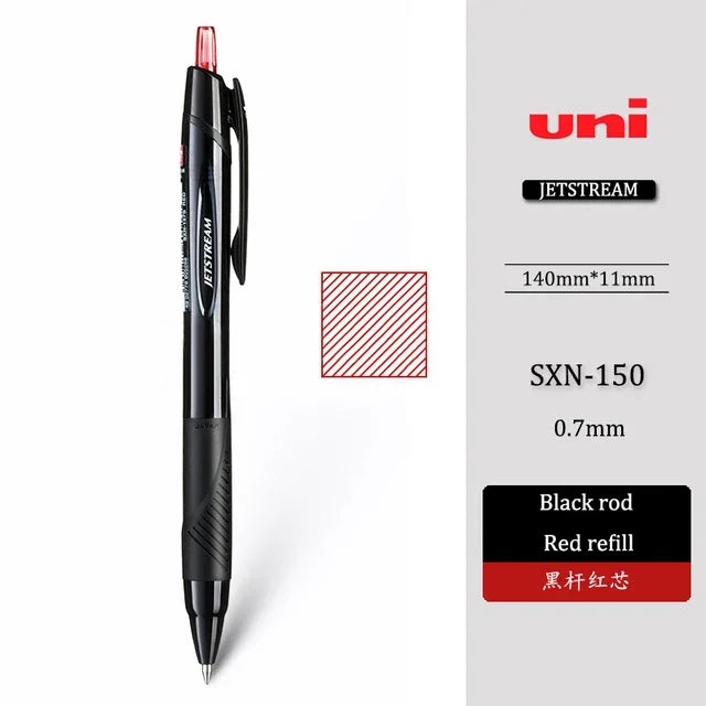 1PCS UNI Ballpoint Pen Jetstream Series Gel Pen Low Friction Fast Dry Smooth Writing School Office Supplies 0.38/0.5/0.7mm