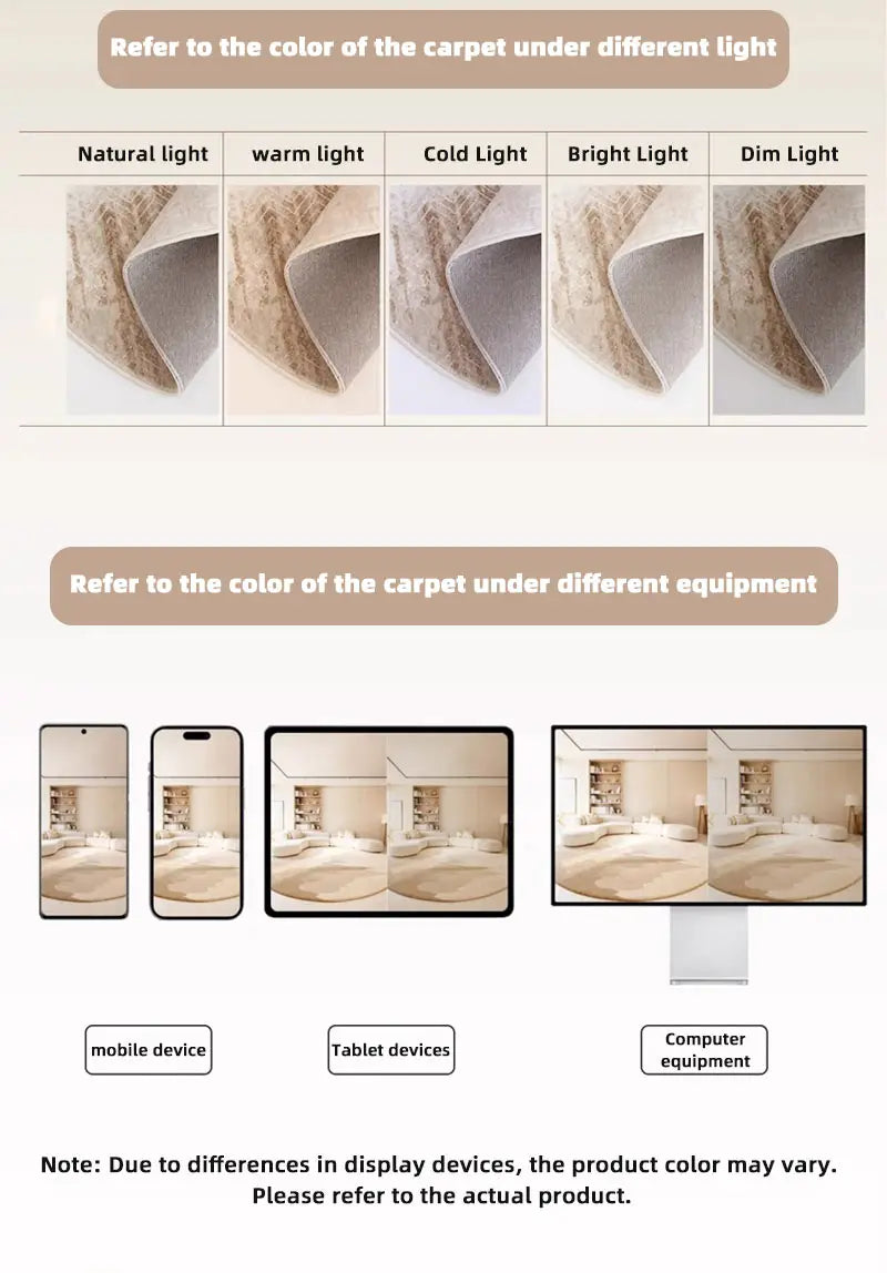 Yellow Living Room Carpet Cream Style Large Area Bedroom Bedside Rug Modern Simple Fashion Decorative Coffee Table Mats Tapis 러그