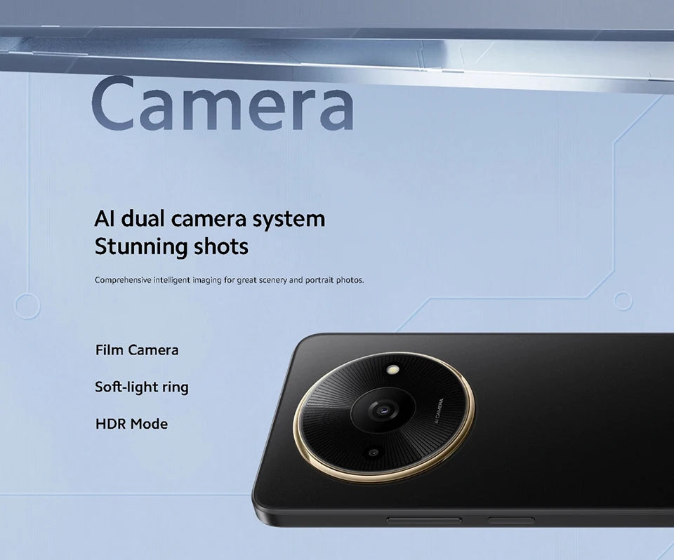 【Russian Version】POCO C61 Cellphone 5000mAh Battery MediaTek Helio G36 8MP Al dual camera 6.71" DotDrop display