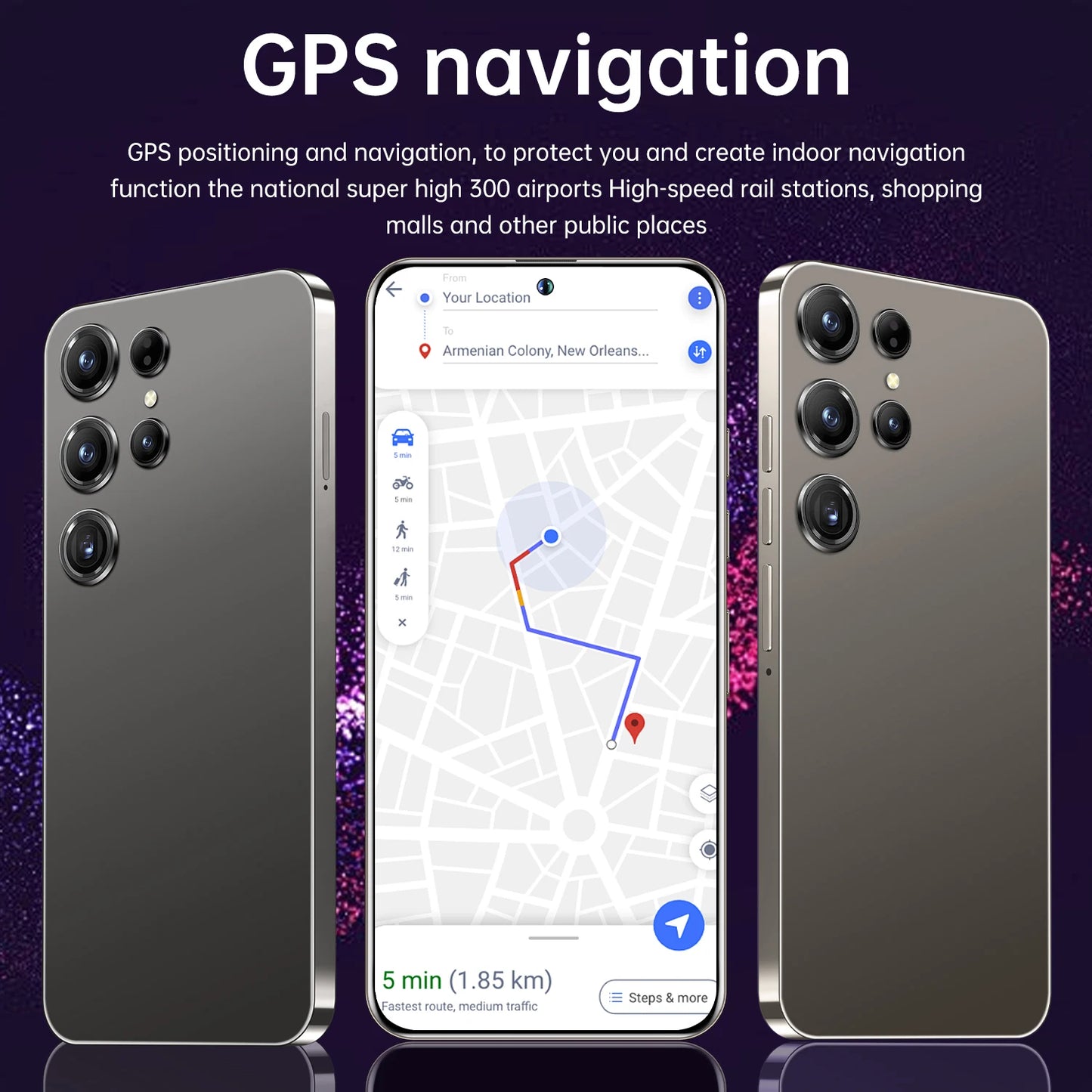 X18 Smartphone Android 6.6 inch 128GB ROM 8GB RAM 4G Network Dual SIM Cellphones Google Play Store 5200mah Mobile phones