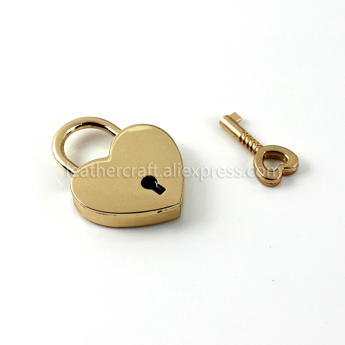 1 Pcs Heart Shape Vintage Metal Mini Padlock Bag Suitcase Luggage Box Key Lock With Key